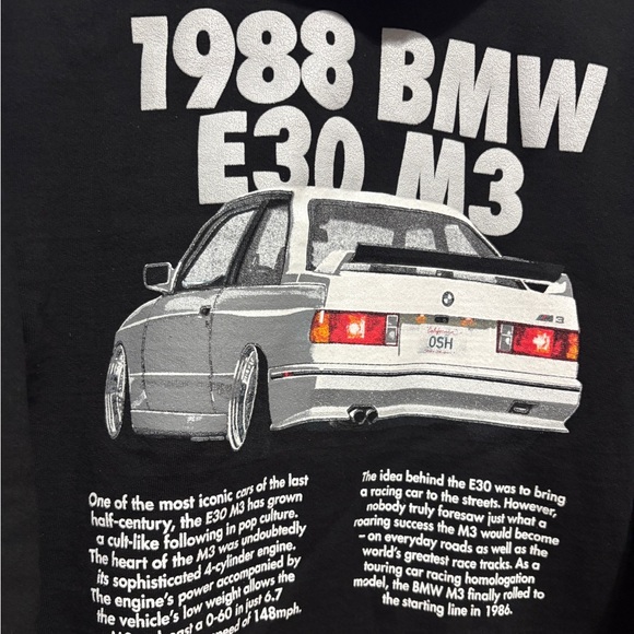 Osh FC 1988 BMW E30 M3 hoodie - Picture 7 of 10